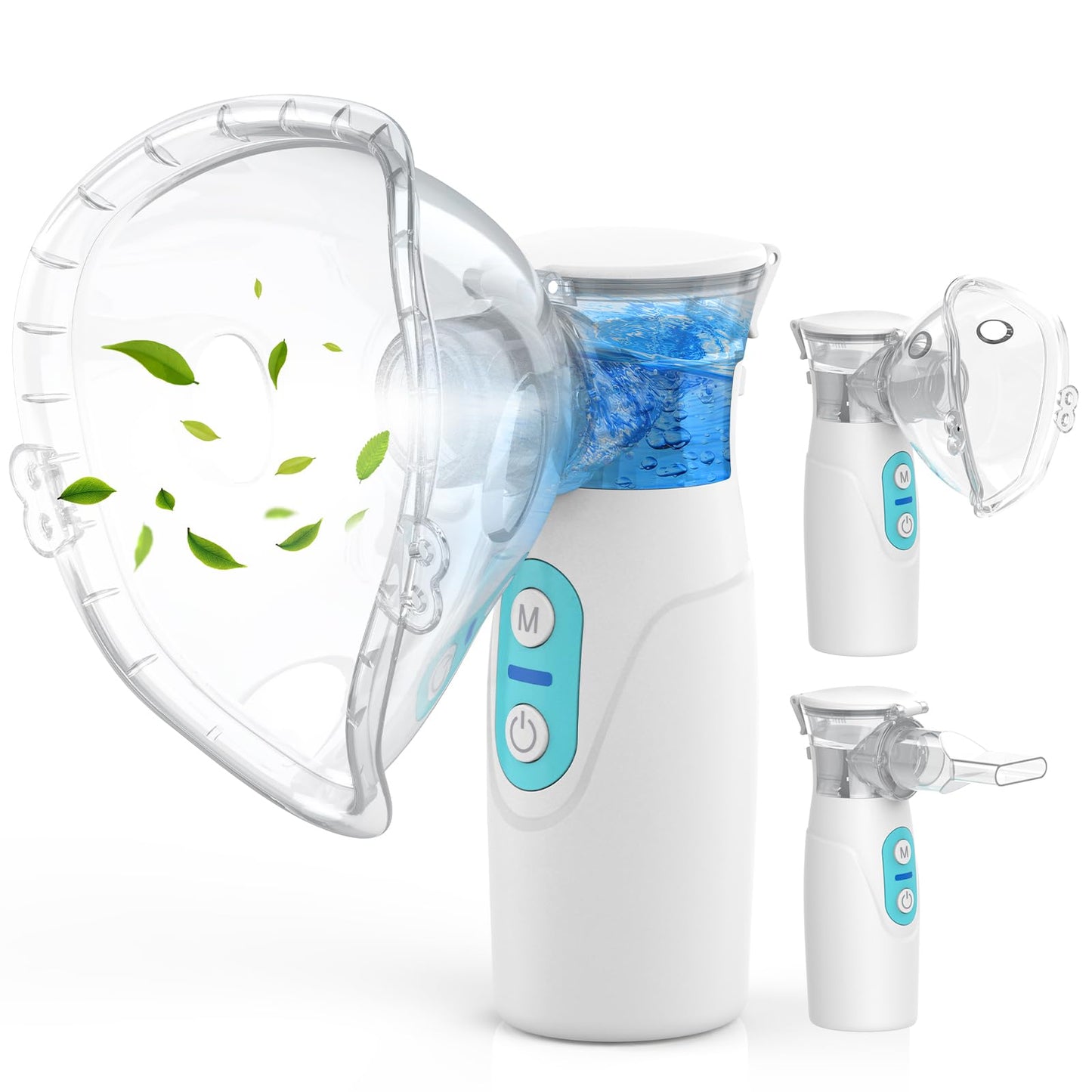 Ultrasonic Nebulizer, Model Ne-520 Portable Nebulizer for Adults and Kids, Nebulizer Machine with Two Modes and Self-Cleaning Function, Breathing Treatment Machine Nebulizer for Travel & Home