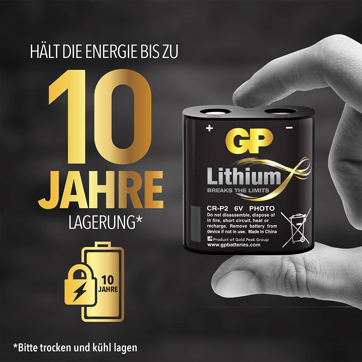 Gp Batteries 30511 Battery Lithium 6V