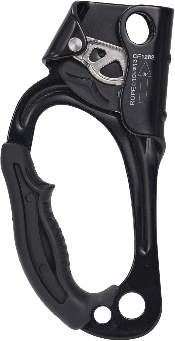 SOB Hand Ascender, Rock Climbing Tree Arborist Rappelling Gear Equipment Rope Clamp for 10~13MM Rope