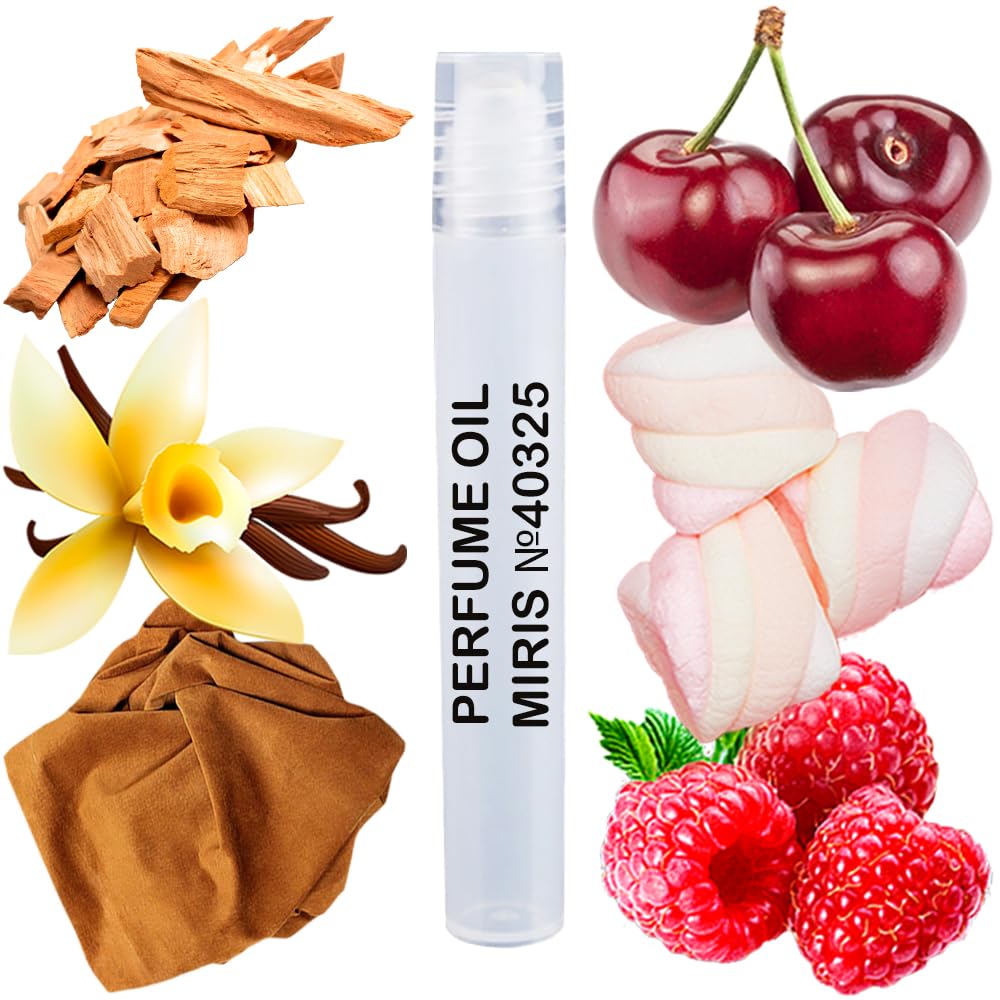MIRIS No. 40325, Inspired by Cherry in the Air, Long-Lasting Perfume Oil for Women Roll-On, Rollerball 0.34 Fl Oz / 10 ml