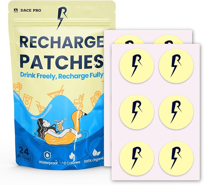 The Recharge Patch 24-Pack: Recovery Patches Cruise Essentials 2026 Women Festival Essentials Travel Essentials Cruise Shi...
