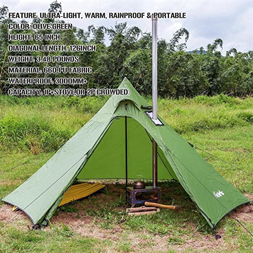 FireHiking Lightweight Hot Tent with Titanium Stove