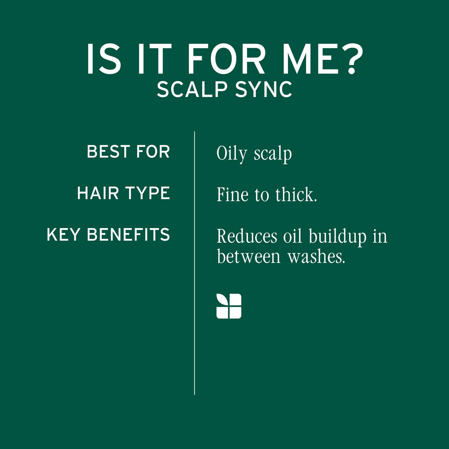Biolage Scalp Sync Oil Balancing Serum - Absorbs Excess Oil, For Oily Scalp, Fermented Tea Blend, Vegan & Paraben-Free, 1.6 Fl O