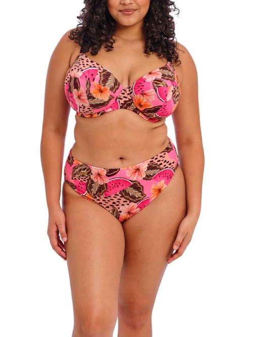 Elomi Women's Cabana Nights Underwire Plunge Bikini Top