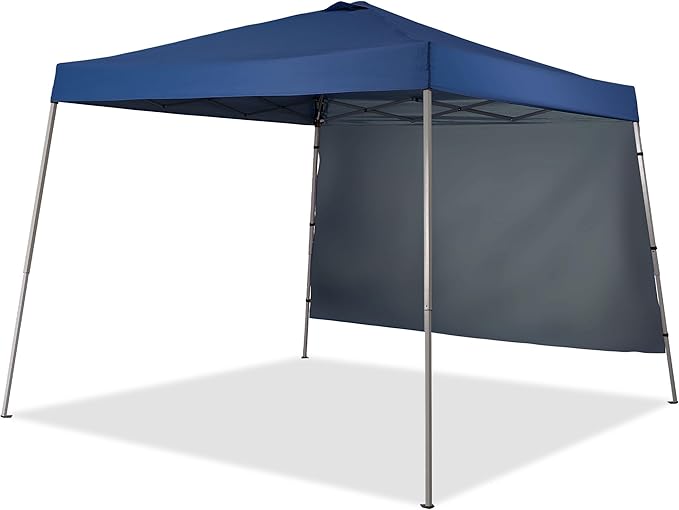 GDY 8X10 FT Pop Up Canopy Outdoor Instant Tent Slant Legs with a Sidewall,Equipment Vents, Portable Gazebo Shelter for Pat...
