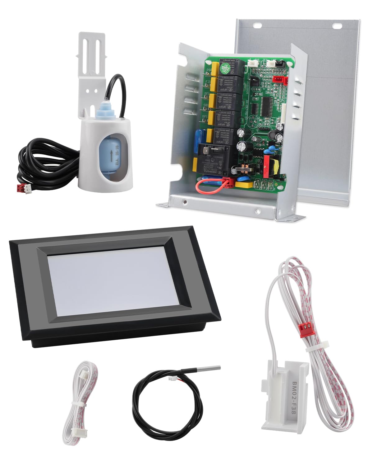 Business Cube ice Maker Controller kit Fit for Vevor/Cotlin/Coolski Split Ice Machines， Blue Touch Screen Ice Makers Control Board Fit for Most Commercial Ice Machines
