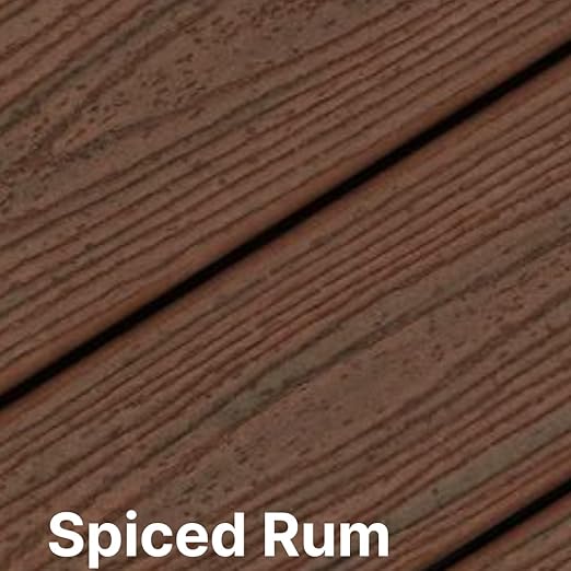 Spiced Rum 12-Inch Composite Deck Corner Fascia Trim - HG Thermaform, Made for Trex Decks, OEM Materials, Easy Installation, Sold Individually