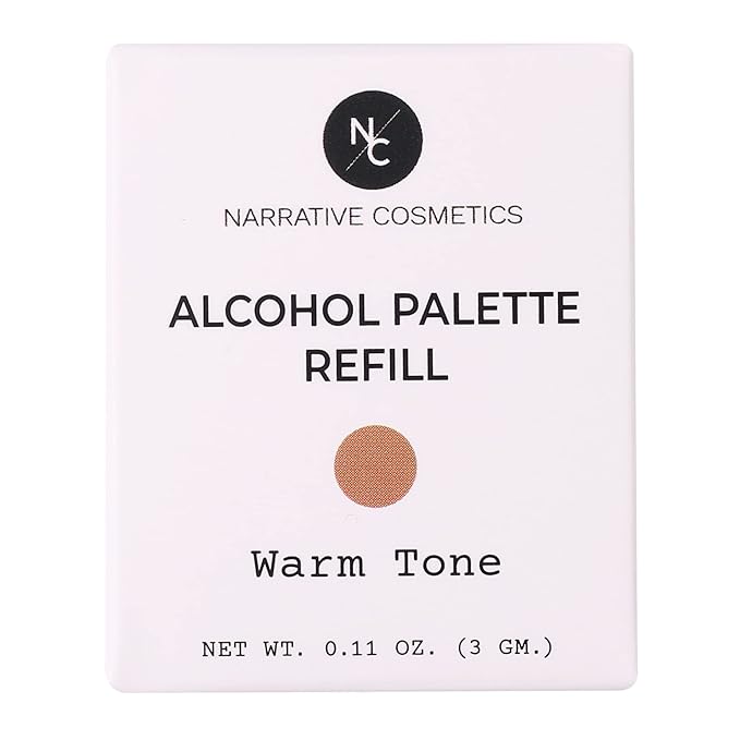 Narrative Cosmetics Alcohol Palette Refill Pans - Skin Tones - Warm Tone