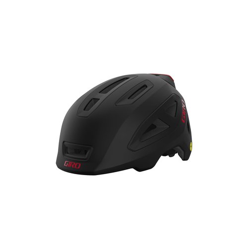 Giro Scamp MIPS II Youth Bike Helmet - Matte Black/Red - Size S (49–53 cm)
