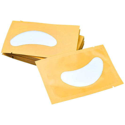 70 Pairs Under Eye Patches, Isolation Eyelash Extension Pads, Under Eye Gel Pads for Pro Salon and Individual, DIY Lashes Extension Supplies (Gold)