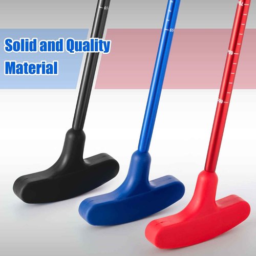 Lenwen 6 Pcs Golf Putter for Men Women Adjustable Length Two Way Putter Right or Left Handed Golfers Mini Golf Club with Practice Balls for Adults