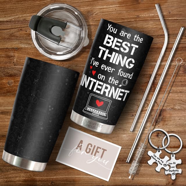 Pawfect House Fathers Day Birthday Gifts For Men, Anniversary Wedding Gifts For Husband From Wife, Best Husband Ever Gift For Him, Her, Couple, 20 Oz Stainless Steel Tumbler, Insulated Tumbler