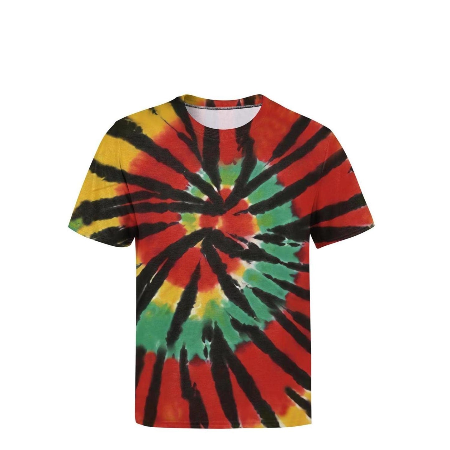 Tie Dye Shirts for Men Women, Short Sleeve Mens Tie Dye Shirts, Mens Women Rainbow Tie Dye T Shirts XL