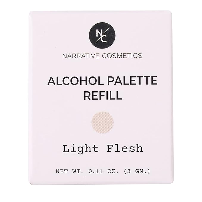 Narrative Cosmetics Alcohol Palette Refill Pans - Skin Tones - Light Flesh