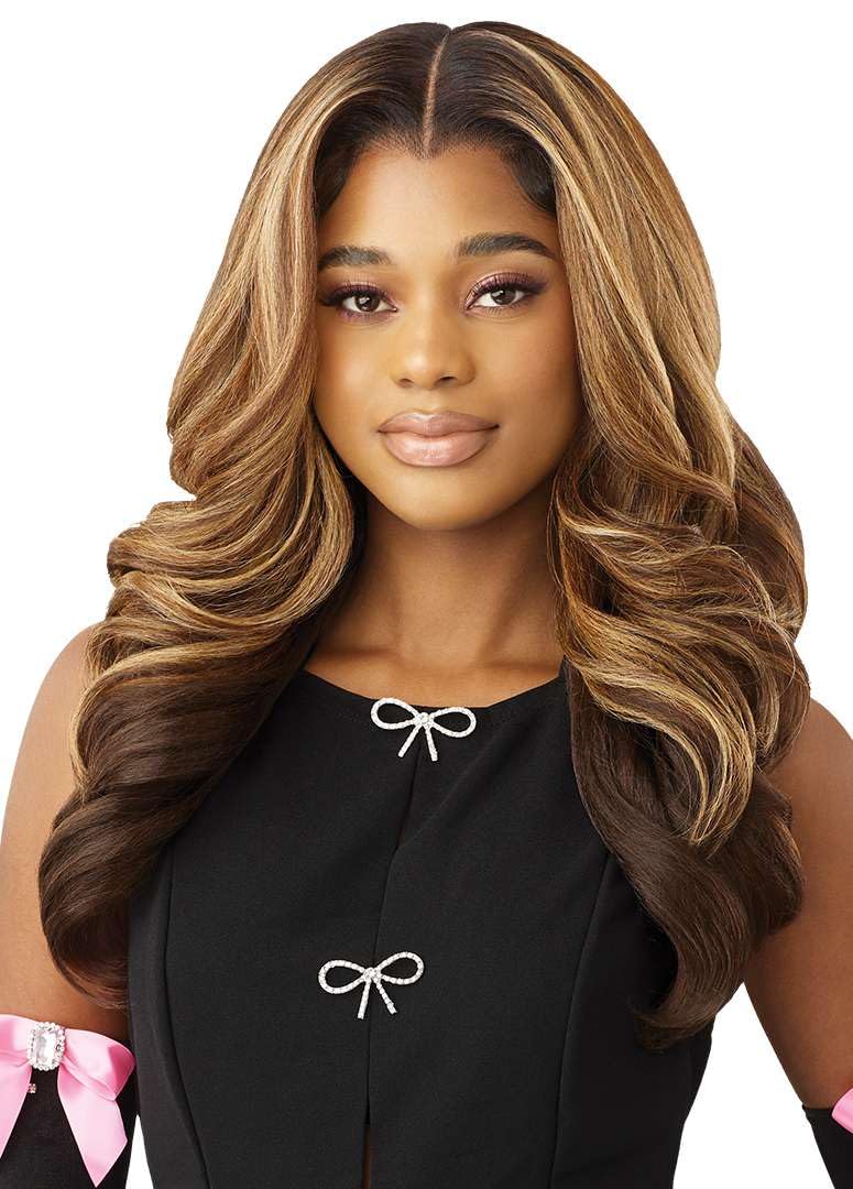 Outre Lace Front Wig - Perfect Hair Line 13X6 - True Frontal - Peak 704 (DRST2/CHOCOLATE CARAMEL)