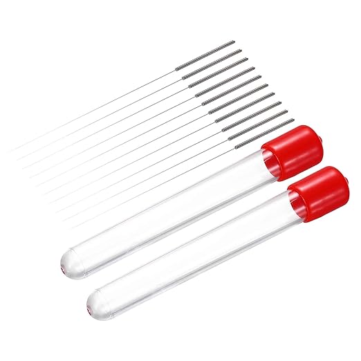 MECCANIXITY 10Pcs 3D Printer Nozzle Cleaning Kit Precision 0.4mm Stainless Steel Cleaner Needles for 3D Printer Clog Removal, Maintenance