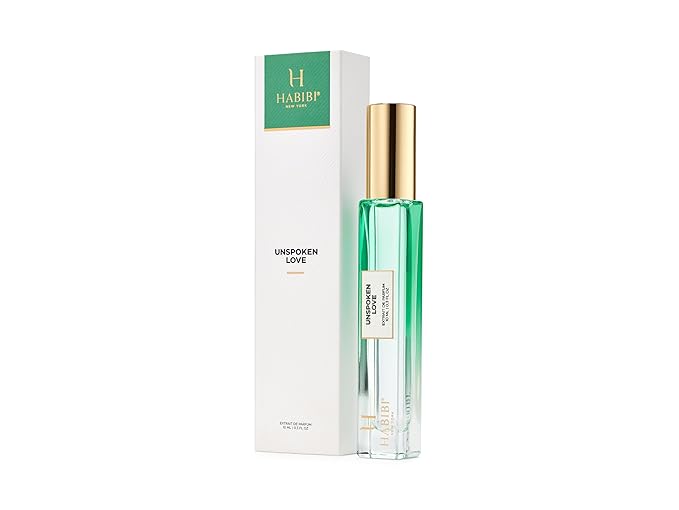 H HABIBI Unspoken Love Extrait De Parfum 10ml (0.30 fl Oz) – Travel Size Arabian Perfume for Women & Men, Long Lasting Fragrance, Luxury Niche Perfume with Leather Case
