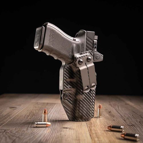 Tulster IWB Profile+ Kydex Holster in Left Hand fits: Sig P365 / P365X / SAS | Optic Compatible Inside The Waistband Appendix Concealed Carry