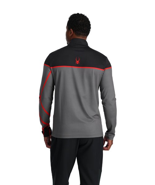 Spyder Men's Capitol Zip T-Neck, Polar