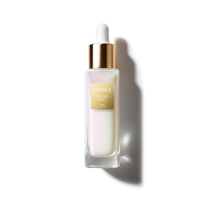 Glow Drops Hydrating Face Serum (1.01 oz) | With Rose Water, Hyaluronic Acid, Ceramides to Moisturize & Revive Dry Skin | Korean Skin Care