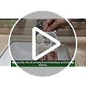 24 Pcs Cat Water Fountain Filter,12 Pack Filters & 12 Pack Pre-Filter Sponges, Compatible with 95oz/2.8L Pet Fountain