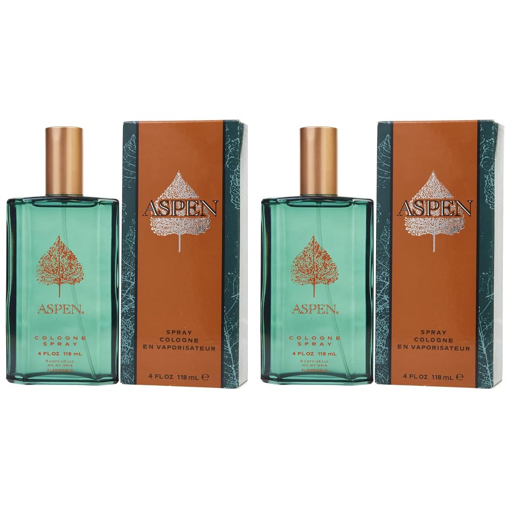 ASPEN by Coty COLOGNE SPRAY 4 OZ (Package Of 2)