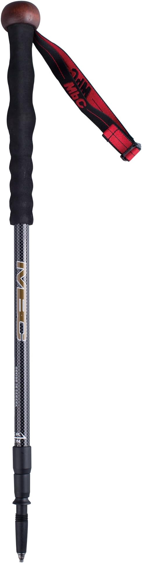MBC CollapsibleTrekking Pole Carbon Fiber Hiking Walking Stick Professional Photography Monopod Stand for Camera and Camco...