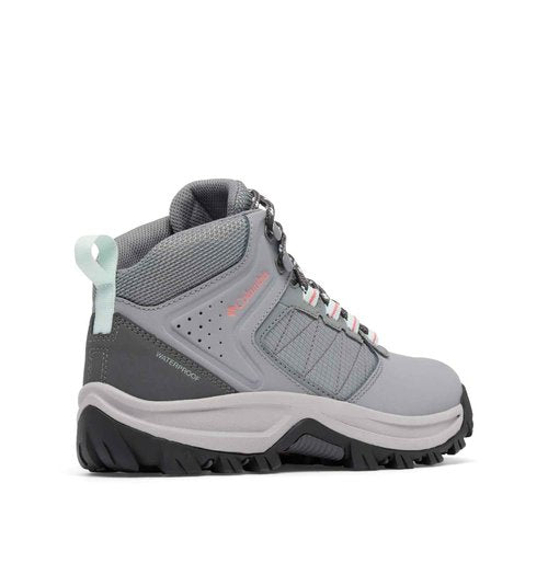 Columbia Womens Transverse Waterproof Hiking Boot, Titanium Grey Steel/Juicy, 10 Wide