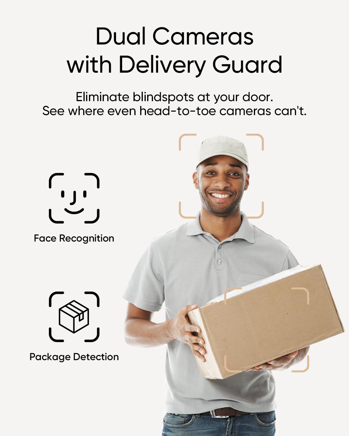 Eufy Security Video Doorbell E340 (Battery Powered) With Chime, Dual Cameras With Delivery Guard, 2K Full Hd And Color Night Vis