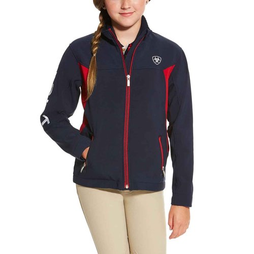 ARIAT Women's New Team Softshell Jacket - Black/Mirage, 1X