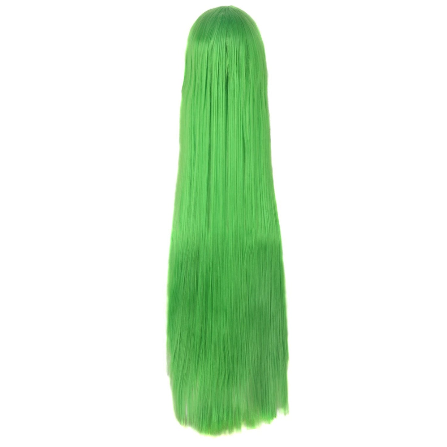 MapofBeauty 40 100cm Anime Costume Long Straight Cosplay Wig Party Wig (Fluorescent Green)