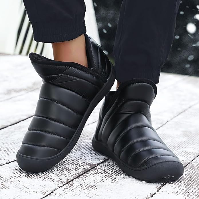 Womens Mens Barefoot Boots Shoes Winter Snow Warm Boots Zero Drop Sole