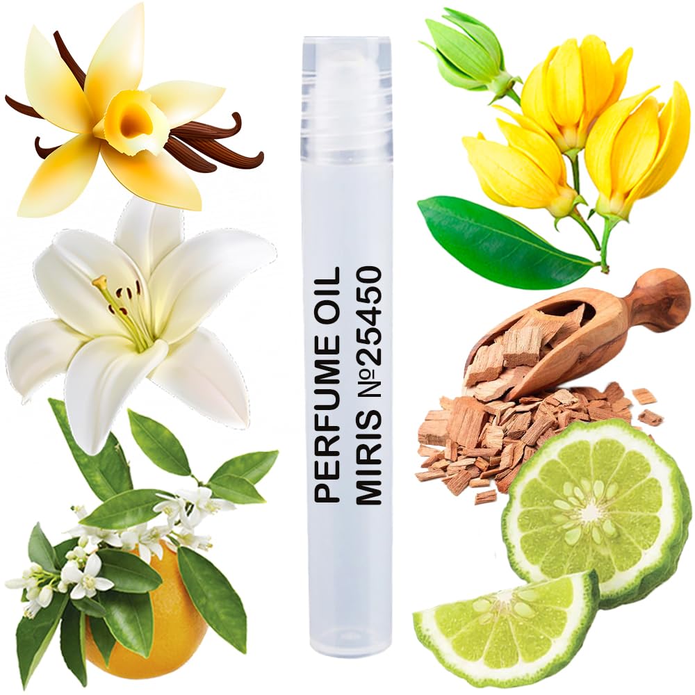 MIRIS No. 25450, Inspired by Bamboo, Long-Lasting Perfume Oil for Women Roll-On, Rollerball 0.34 Fl Oz / 10 ml