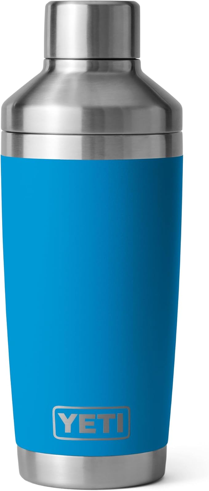 YETI Rambler 20 oz Cocktail Shaker, Stainless Steel, Vacuum Insulated, Big Wave Blue