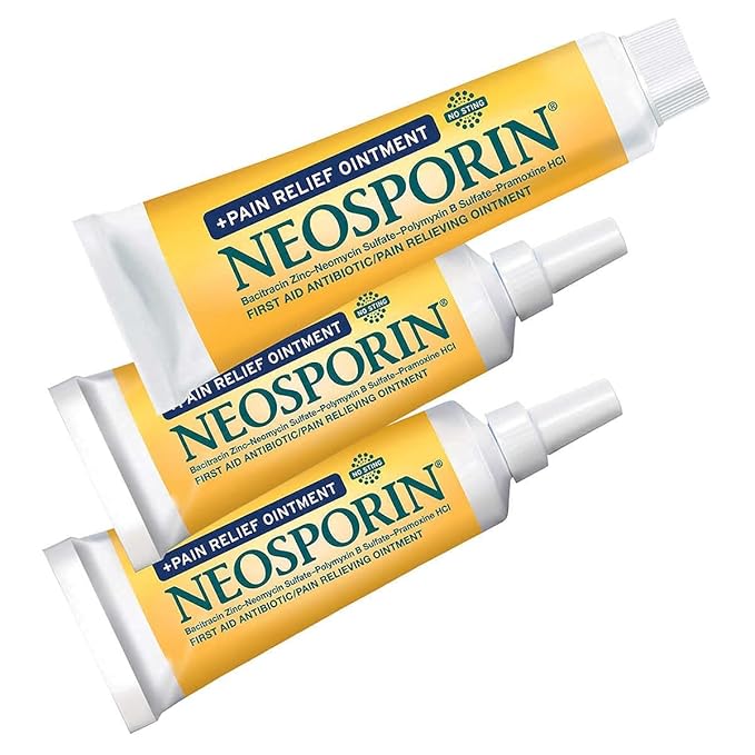 Neosporin Pain Relief Ointment First Aid Antibiotic Treatment 3 Pack Value Pack