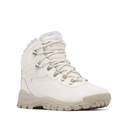 Columbia Women's Newton Ridge Waterproof Omni-Heat II, Fawn/Canvas Tan, 5