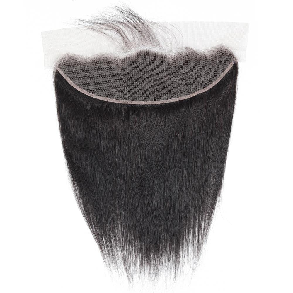 13x4 Ear to Ear Transparent HD Lace Frontal Closure 12A Unprocessed Brazilian Virgin Human Hair Frontal 14 Inch Silky Straight F