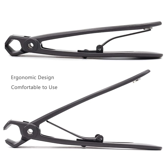 SZQHT Ultra Wide Jaw Opening Toenail Clippers Nail Clippers for Thick Nails Cutter for Ingrown Manicure Set,Pedicure Kit,Men & Women (Gray)