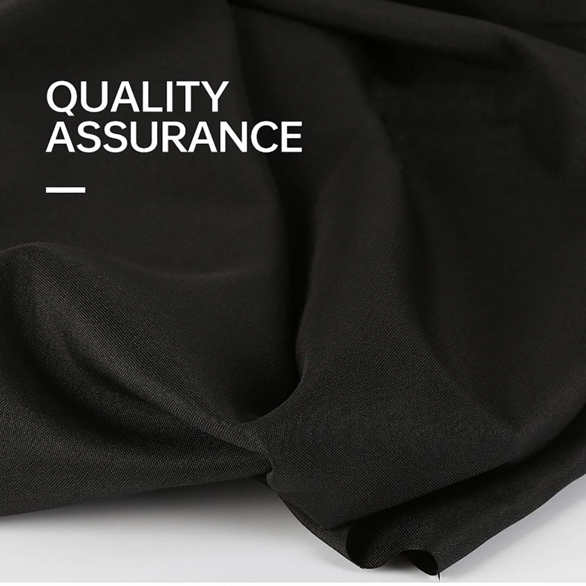 HMTfoto Black Backdrop for Photography Durable Fabric Background Photo Backdrop Video Photography Studio (5x7ft, Black)