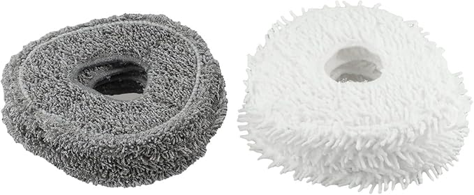 Reusable Washable Microfiber Mop Cloth Replacement Set For Narwal For Freo X Ultra J4 J4 Lite Robot Vacuum Cleaner, 4 White Pads And 4 Gray Pads For Efficient Home Floor Cleaning