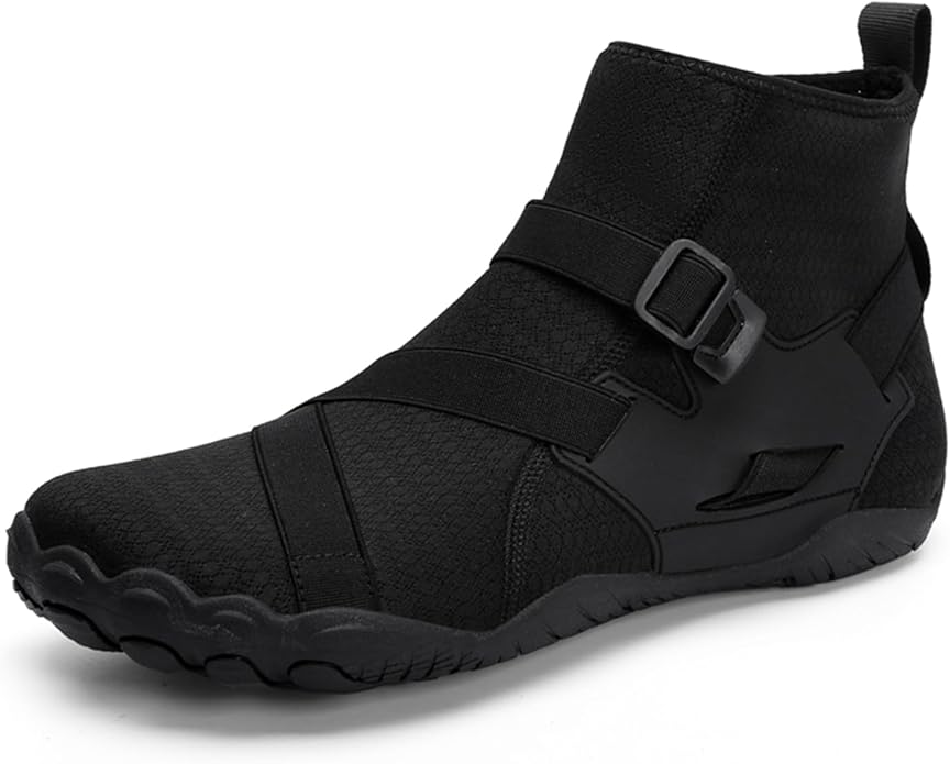 UMANPOO Men Water Shoes Women Barefoot Slip on Sneaker Swim Aqua Beach Running Walking Hiking Cycling Non Slip High Top
