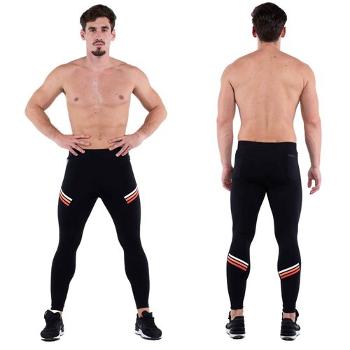 Kapow Meggings Men's Performance Pro Leggings Sports Compression with Pockets