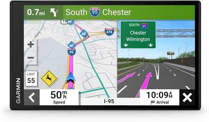Garmin DriveSmart 55 EX with Traffic, 5.5-inch Car GPS Navigator with Bright, Crisp High-Resolution Maps, Garmin Voice Ass...