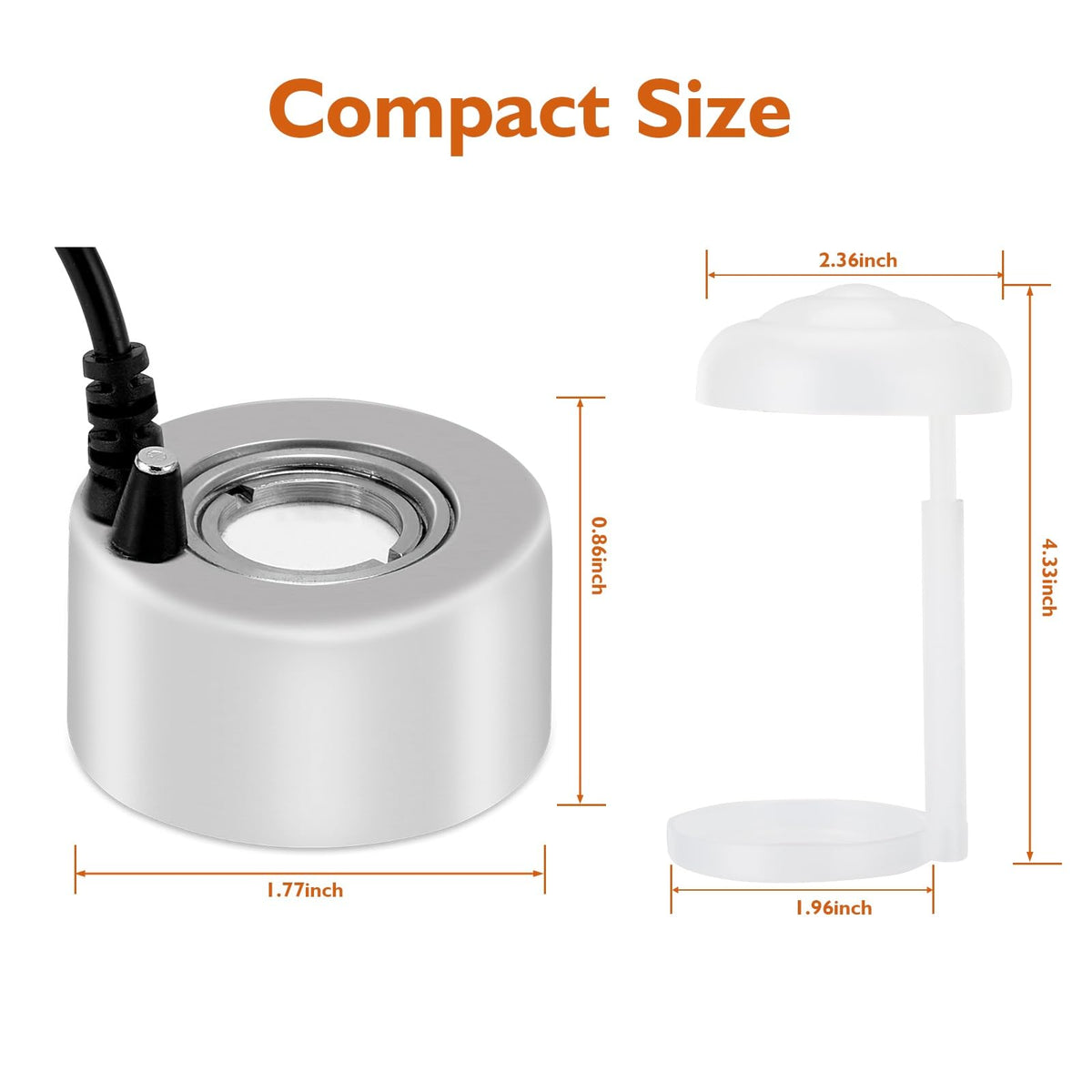 FITNATE Mister Fogger Mist Generator Atomizer Air Humidifier, Mini Size Large Capacity of Mist for Halloween and Other Gethering