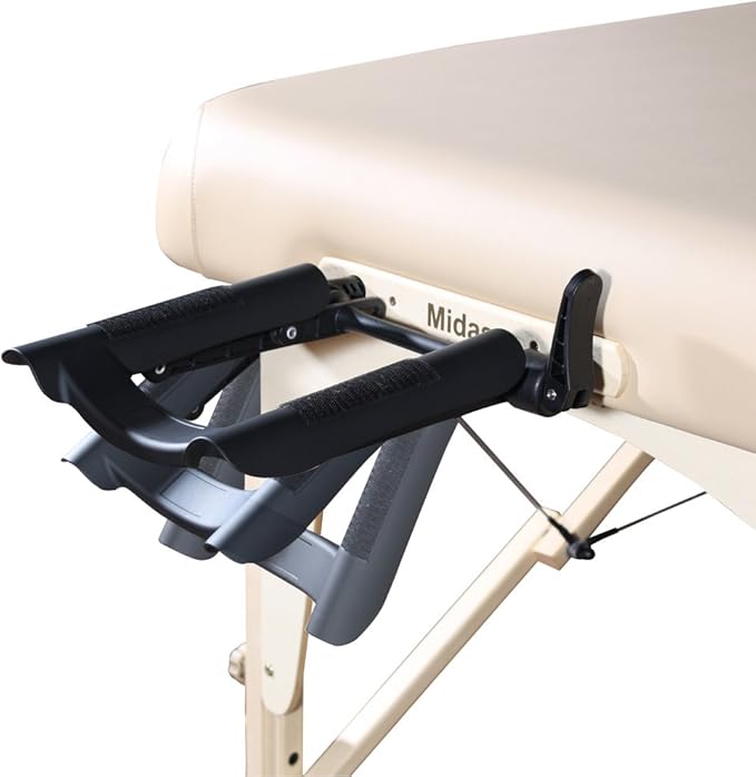 Master Massage 30" DEL RAY™ SALON Portable Massage Table Package with Therma-Top® - Adjustable Heating System! (Sand Color)