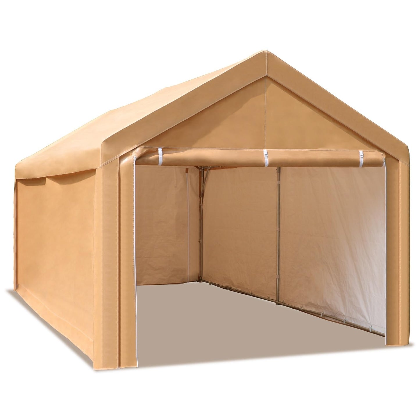 Sophia & William Carport Car Port Canopy 10x20 ft Heavy Duty, Portable Garage Shelter Car Tents Carpas para Carros All Weather for Automobiles Truck Boat, with Removable Sidewalls and Metal Frame
