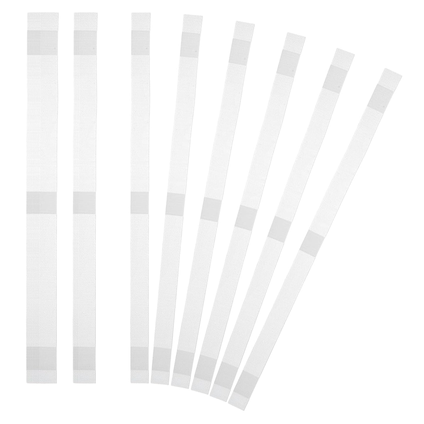 PATIKIL 15x285mm Thermal Binding Strips, 20PCS Glue Strips Tape Hot Melt Adhesive with Mesh Backing for Book Binding Repair Albums Pictures Files Crafts A4 Letter Size, White