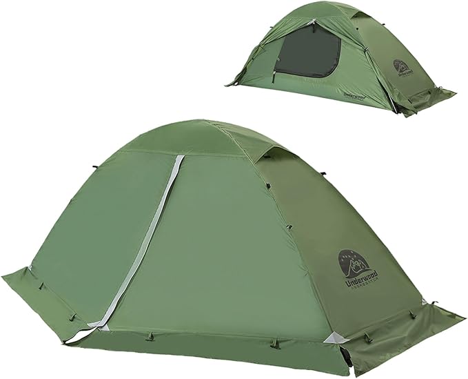 2-Person 4 Season Tent for Backpacking - Winter Waterproof Cold Weather Tent for Two Person, Easy Set Up Lightweight Shelt...