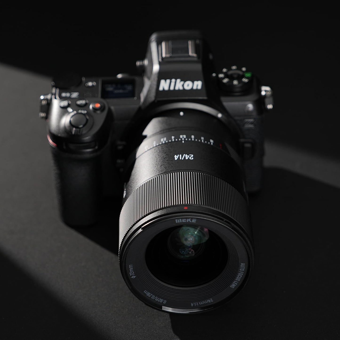 Meike 24mm F1.4 AF Ultra Wide Angle Large Aperture Auto Focus STM Full Frame Super High Resolution 10K Prime Lens Compatible with Nikon Z Mount Cameras Z50 Z50II Z5 Z6 Z7 Z6II Z7II Z6III Z9 Z30 Z8 ZR