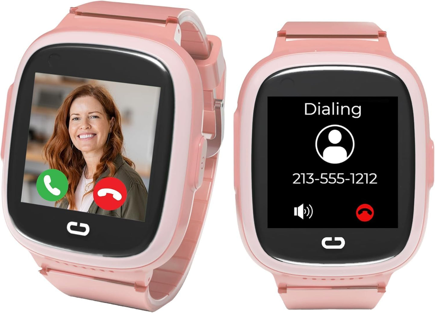Kids Watch with GPS Tracker, Two-Way Calling, Tracking & SOS Alerts - Back to School Kids Smart Watches for Girls with Geo-Fencing, School Mode, Water Resistant, Long Battery Life & Parental Controls